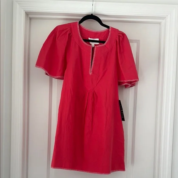 open lace back dress Red Chloe Dress